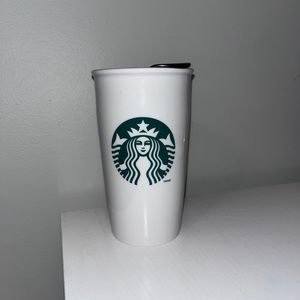 Starbucks ceramic travel cup